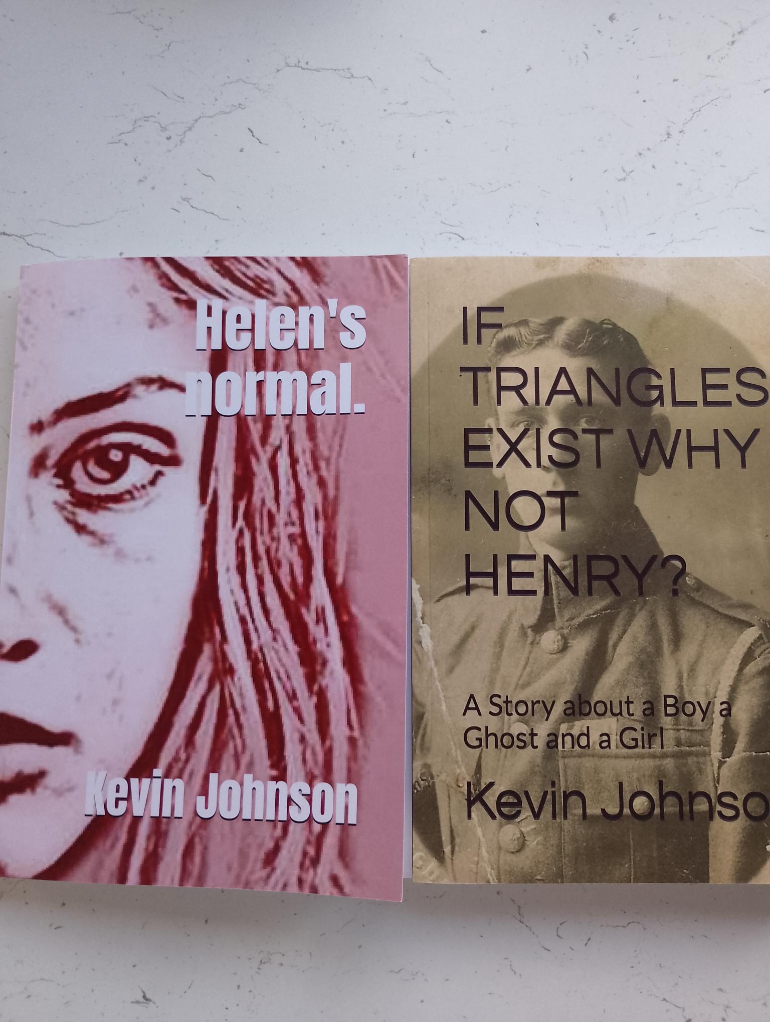 Two of Kevin's earlier books.